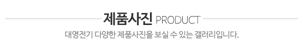 대영전기㈜_제품소개_제목